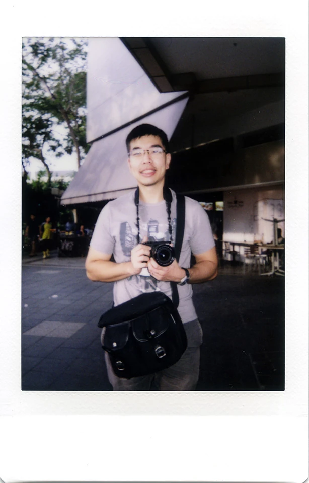 WK Cheoh, photographed for Instax Portraits