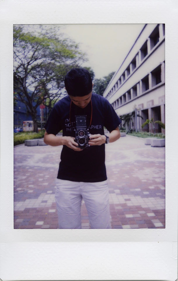 Self, photographed for Instax Portraits
