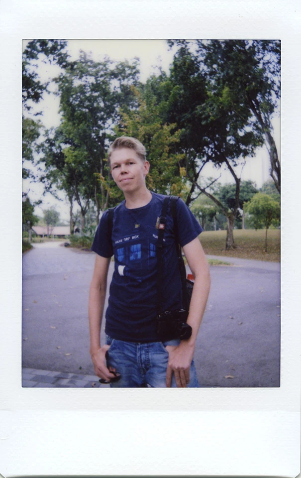 Flemming, photographed for Instax Portraits