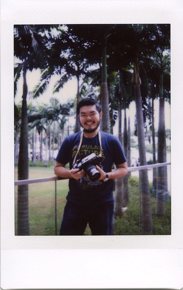 Damien, photographed for Instax Portraits