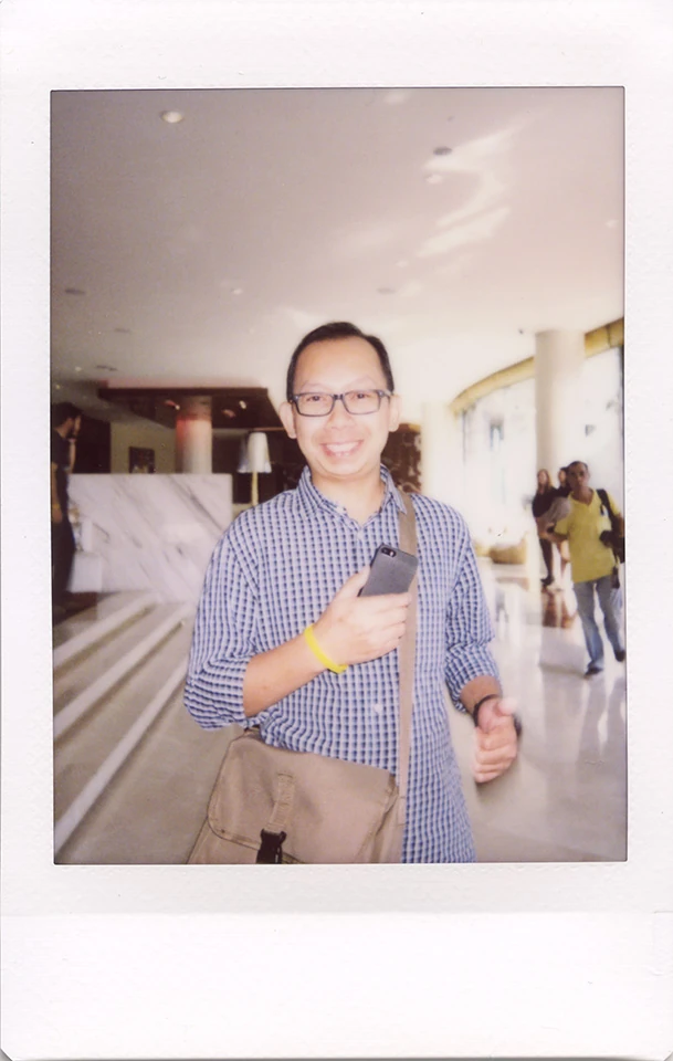 Herwin, photographed for Instax Portraits