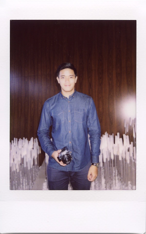 Mathieu, photographed for Instax Portraits