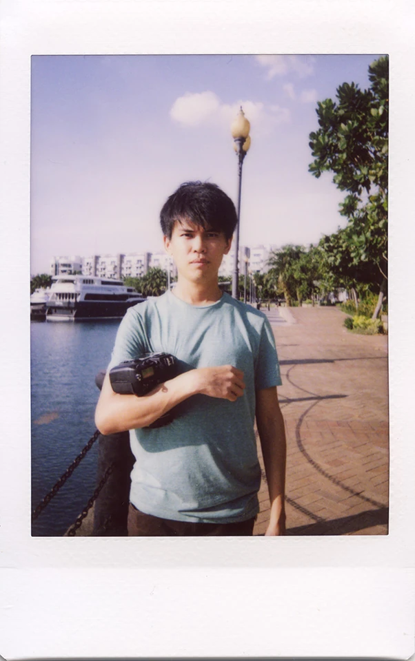 Wu Gang, photographed for Instax Portraits