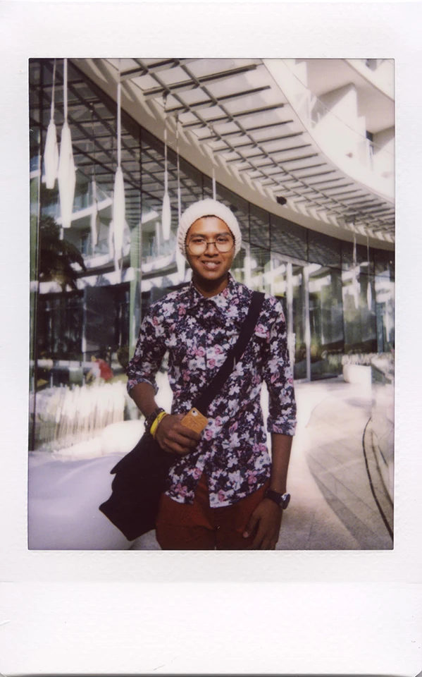 Yafiq, photographed for Instax Portraits